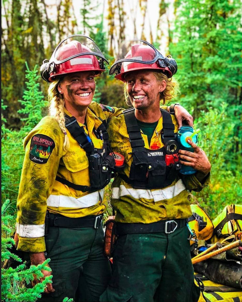 Firefighters Smile